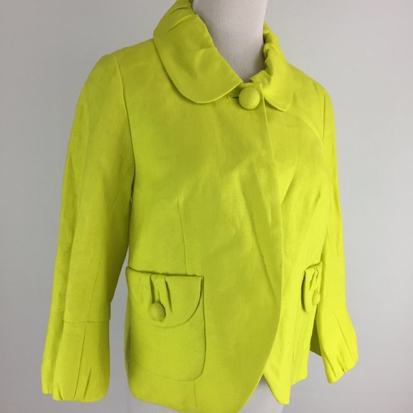 NWT J.CREW Wide 3/4 Sleeve 100% Linen Jacket - Picture 1 of 6